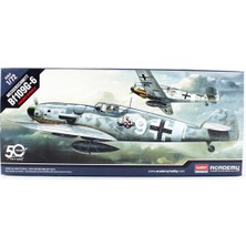 Academy 12467 1/72 Ölçek, Messerschmitt Bf 109 G-6 Savaş Uçağı, Plastik Model Kiti