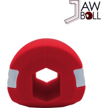 Jawball Kırmızı Çene Çizgisi Egzersiz Topu Ergonomik Tasarım ile Ev ve Spor Salonu Uyumlu
