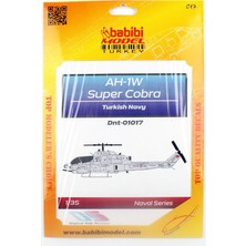 Babibi DNT01017 1/35 Ölçek, AH-1W Süper Kobra Türk Deniz Kuvvetleri Decal Çıkartma