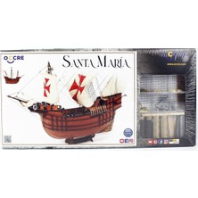 Occre 12010 1/50 Ölçek, Santa Maria, 53 Cm. Yelkenli Ispanyol Keşif Gemisi, Ahşap Model Kiti