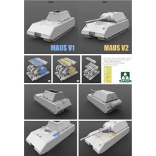 Takom 2049 1/35 Ölçek, Alman Süper Ağır Tankı Maus V1, Plastik Model Kiti