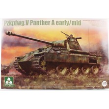 Takom 2175 1/35 Ölçek, Pzkpfwg.v Panther A Orta Sınıf, Erken-Orta Dönem Tankı, Plastik Model Kiti