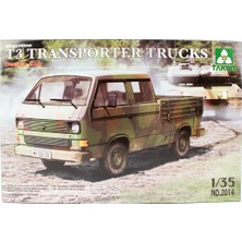 Takom 2014 1/35 Ölçek, Vw T3 Çift Kabinli Kamyonet, Plastik Model Kiti