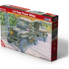 Mistercraft D299 1/72 1/4 Ton Kamyon (Willys) Askeri Araç Plastik Model Kiti