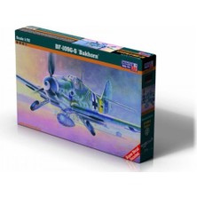 Mistercraft C107 1/72 Ölçek, BF-109G-5 (Bakhorn) Savaş Uçağı, Plastik Model Kiti