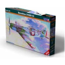Mistercraft D216 1/72 Devoitine D-520 cl Savaş Uçağı Plastik Model Kiti