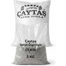 Çaytaş Şamot Ateş Tuğla Örgü Harcı 2 KG Krem Rengi Yüksek Su Direnç Seviyesine Sahip