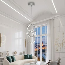 TT051-KR  Tt Aydınlatma Tek Taraflı Düğüm Krom Kaplama LED Avize