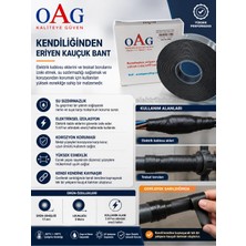 Oag Eriyen Bant 19X0.76MM 8mt (Dar) Kablo Izalasyonu Için Kendiliğinden Eriyen Bant