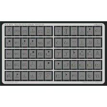 Eduard XT031 1/35 Ölçek, Tactical Symbols 1942-45 Maket D