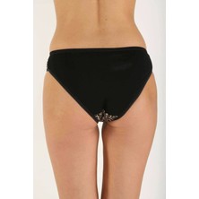 Dyzstar Leopar Desenli Likralı Yumuşak Dokulu Kadın Slip Külot