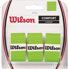 Wilson WRZ470810 Pro Overgrip 3'lü Yeşil Raket Gribi Konforlu Kullanım için Tasarlandı