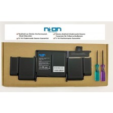 Ni-On Nion  Apple Uyumlu MacBook Pro 13 A1582 A1502 2015 MF839 MF840 Batarya Pil