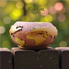 Empressco Dünya Formu Beton Saksı 14CM×8CM Bonsai&çiçek&sukulent×kaktüs