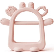 Babyjem Silikon Kolay Kavrama Diş Kaşıyıcı Pembe