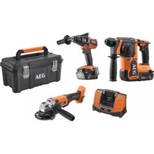 Aeg FR18-AEF-3BL-602B Kömürsüz Şarjlı Set 3 Parça