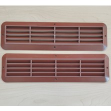 Afs Ermac Raksan 008B Kapı Altı Transfer Menfezi 8X30 (Koyu Kahverengi)