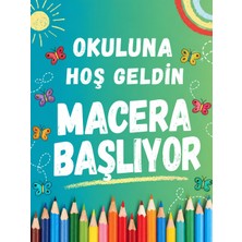 Promisebackdrop2 150X200CM, Okuluna Hoş Geldin, Macera Başlıyor, Okul Etkinlik Kumaş Fon