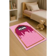 Viva Home Pembe Cami Temalı Kız Çocuk Seccadesi CS29
