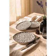 Keramika Shadow Nordic Pasta Tabağı 22 cm 4 Adet 21434