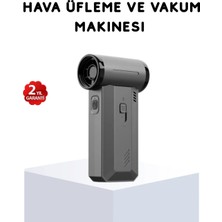 Teknodayım 130000 Rpm Çok Fonksiyonlu Şarjlı Hava Üfleme ve Vakum Temizlik Cihazı