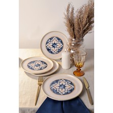 Keramika Wave Flow Nordic Pasta Tabağı 22 cm 4 Adet 22748