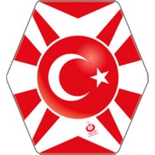 Arık Oyuncak Türk Bayrağı Temalı Çıtalı Uçurtma Seti Açık Hava Eğlencesi İçin Çocuk Spor Oyuncağı