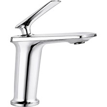 Dellora Forma Kısa Lavabo Bataryası Parlak Krom