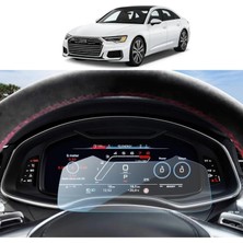 Piyasa Sepeti Audi A7 2019-2024 Model 12.3 Inç Direksiyon Arkası Gösterge Panel Uyumlu 9h Nano Ekran Koruyucu