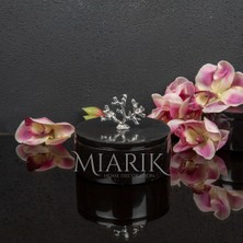 Miarik Design Dekoratif Mermer Pirinç Kulplu Dekoratif Kutu