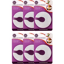 İdeal Baby Ideal Baby Sünger Kapı Durdurucu 6 Paket Çocuk Güvenliği İçin Yumuşak ve Esnek Özellikte