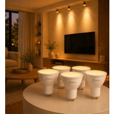 Orbus GU10 LED Spot Çanak Ampul Sarı Işık 5W 3000K 300 Lümen 50x57 mm 5Lİ