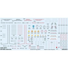 Eduard D48025 1/48 Ölçek, Bf 109G Stencils For Mak