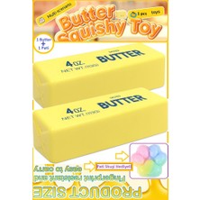 Oyuncak Sahili Butter Squishy Hediye Rainbow Slow Rising Tereyağı ve Pati 2li Set Sukuşi Yavaş Yükselir Viral Tereyağ Pati Skuşi