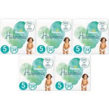Belirtilmemiş Pampers Harmonie Bebek Bezi Beden:5 (11-16KG) Junior 120 Adet Mega Ultra Fırsat Pk