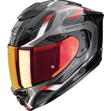 Scorpion EXO-1500 Air Sleek Kapalı Motosiklet Kaskı Siyah  Kırmızı