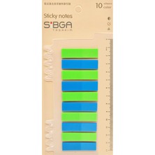Mikasso Şeffaf Renkli Postit Post-It Post It. Kitap Ayracı Ayraç Postit Sticker Not Kağıdı 200 Yaprak Yapışk