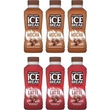 Ice Break Soğuk Kahve 375 ml Mocha ve Toffee Nut 6 Li Karma Paket