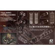 Afv Club AF35193 1/35 Ölçek, SIG33 15CM Mühimmat ve Aksesuar Seti, Plastik Model Kiti