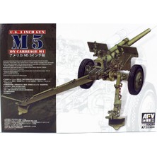 Afv Club AF35S64 1/35 Ölçek, 3in Gun M5 On Carriage M1 Top, Plastik Model Kiti