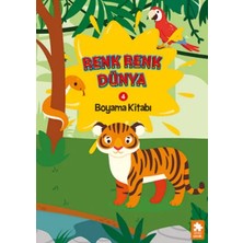 Aknca Renk Renk Dünya Boyama Kitabı 4