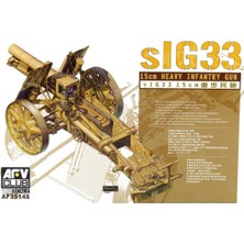 Afv Club AF35148 1/35 Ölçek, Sıg 33 15 cm Heavy Infantry Gun Top, Obüs, Plastik Model Kiti
