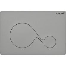 Creavit Sense Mat Cool Grey Boyalı Kumanda Paneli