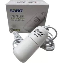 Sobo USB Girişli Tek Çıkışlı Mini Akvaryum Hava Motoru Ar-02