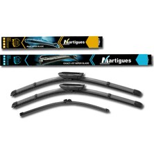 Martigues 2012-2020 Renault Clio 4 Ön Arka Muz Silecek Takımı Uyumlu