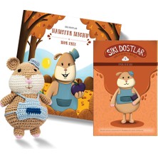 Bookids Publishing Sıkı Dostlar Hamster Michu Hikaye, Etkinlik Kitabı ve Amigurumi Oyuncak