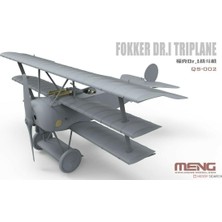 Meng QS-016 1/32 Ölçek, Fokker Dr.I Kızıl Baron Üç Kanatlı Savaş Uçağı, Plastik Model Kiti