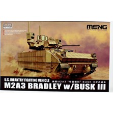 Meng 72-005 1/72 Ölçek, Abd Piyade Savaş Aracı M2A3 Bradley ve Busk Iıı Kiti, Plastik Model Kiti