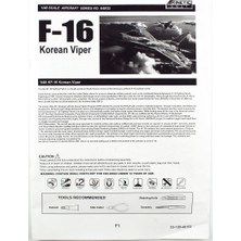 Kinetic K48153 1/48 Ölçek, KF-16U (Rokaf Viper) Savaş Uçağı, Plastik Model Kiti