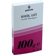 Galenik 100GR Renkli Borik Asit H3BO3 Laboratuvar Çalışmaları İçin Güvenilir Kimyasal Bileşen